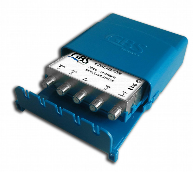 G.B.S. Elettronica DPE-4 Cable splitter Синий, Cеребряный