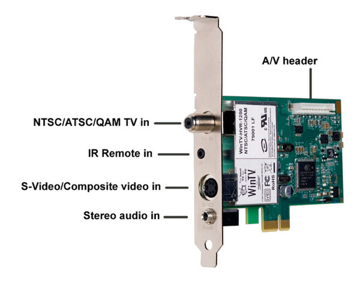 Hauppauge 1196 tv tuner for pc Eingebaut Analog,DVB-T PCI Express