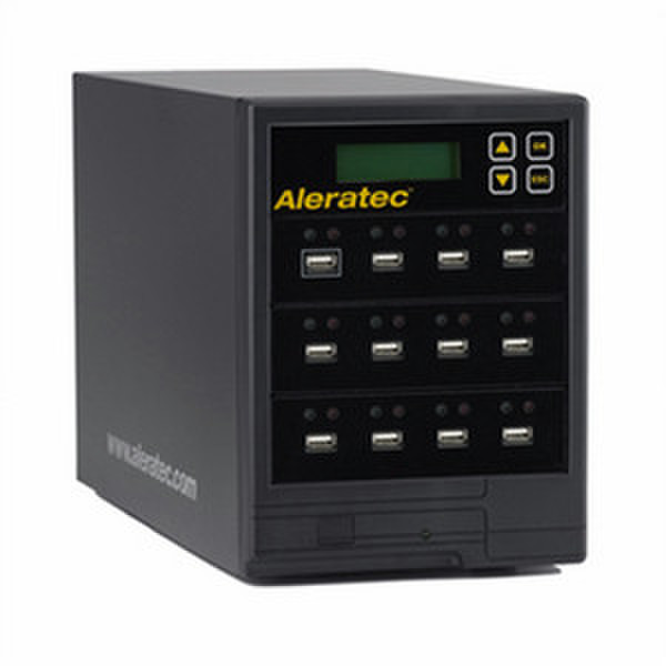Aleratec 1:11 USB Copy Tower SA 480Мбит/с Черный хаб-разветвитель