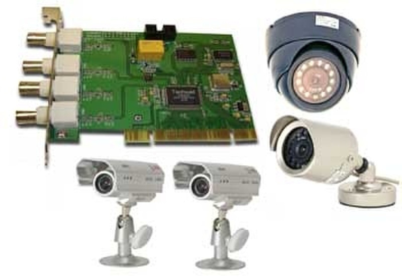 Q-See Network PCI Card & 4 CMOS cameras