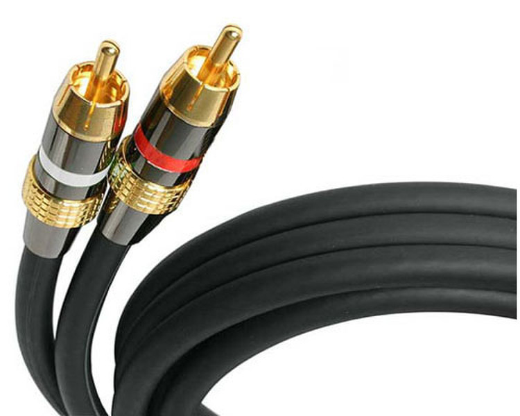 StarTech.com Premium RCA Audio Cable 39.624м Черный аудио кабель
