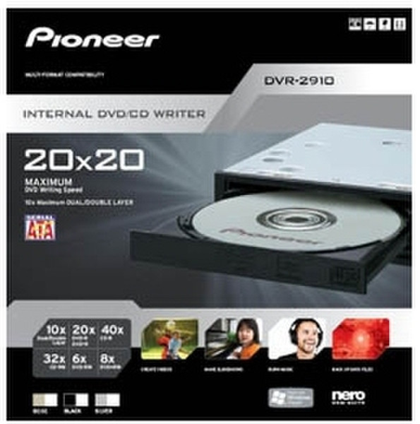 Pioneer DVR-2910 Внутренний Черный оптический привод