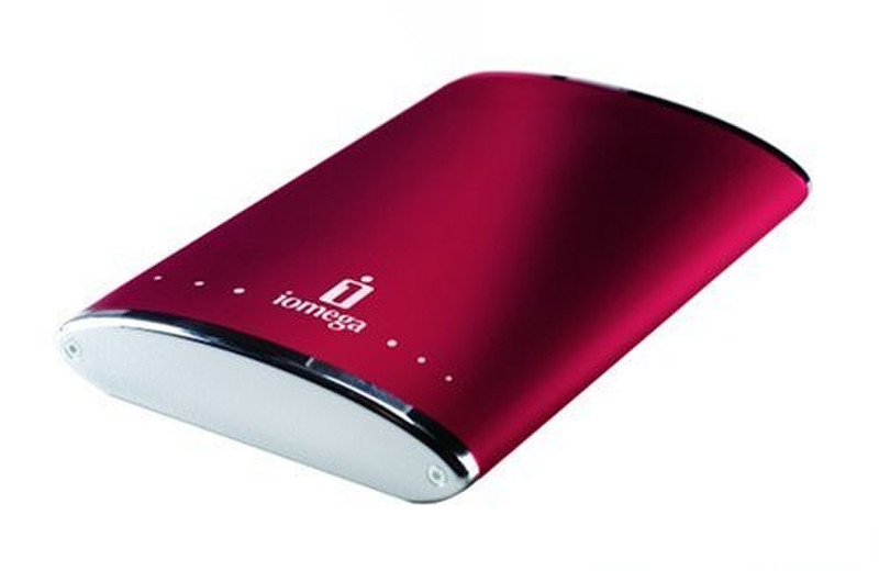 Iomega eGo Ruby Red Portable Hard Drive 2.0 160GB Red external hard drive