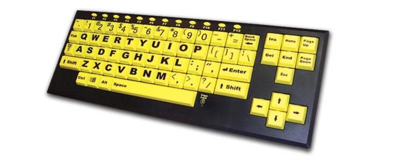 Chester Creek Tech VisionBoard2™ - Yellow USB keyboard