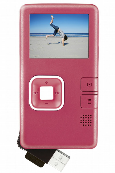 Creative Labs Vado Pocket Video Cam, Pink 640 x 480пикселей USB 2.0 вебкамера