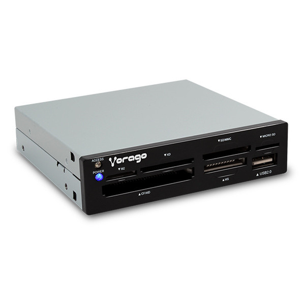 Vorago CR-200 Внутренний USB 2.0 Черный устройство для чтения карт флэш-памяти