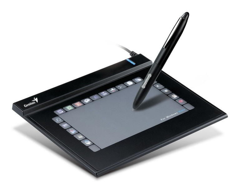 Genius G-Pen F350 2000линий/дюйм 76.2 x 127мм USB Черный графический планшет