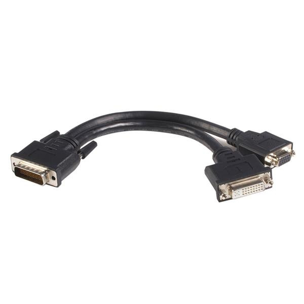 StarTech.com DMSDVIVGA1 DMS-59 DVI-I + VGA кабельный разъем/переходник