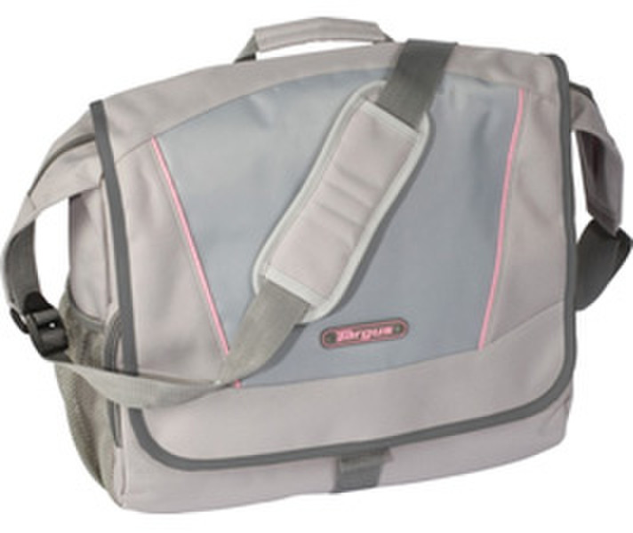 Targus 15.4” Pink Incognito Messenger Grey briefcase