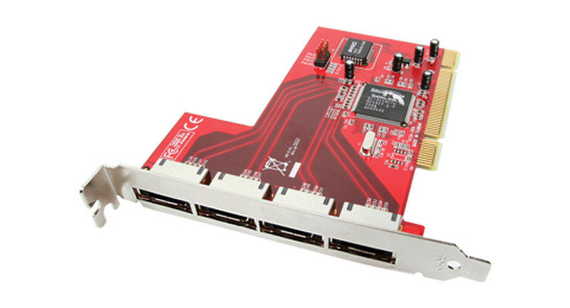 iogear 4-Port RAID 5 eSATA 1.5Gbps PCI Card Schnittstellenkarte/Adapter