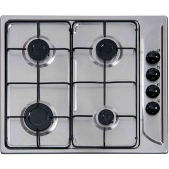 Exquisit EGK225I built-in Gas Black,Stainless steel hob
