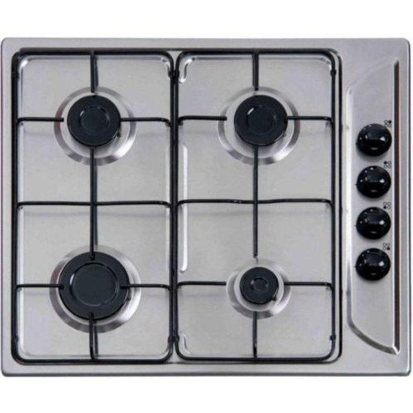 Exquisit EGK225I built-in Gas Black,Stainless steel hob