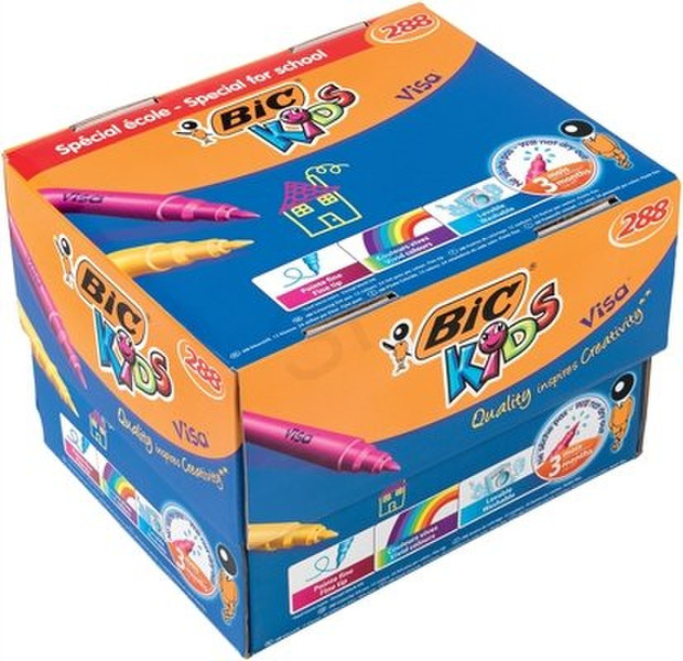 BIC Kids Visa Fine Разноцветный 288шт фломастер