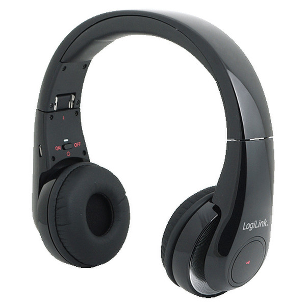 LogiLink BT0023 Binaural Kopfband Schwarz Mobiles Headset