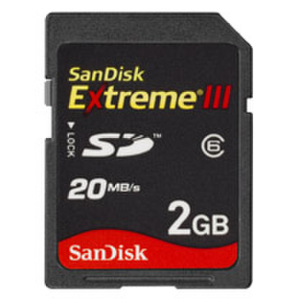 Sandisk Extreme III SD 2GB SD memory card