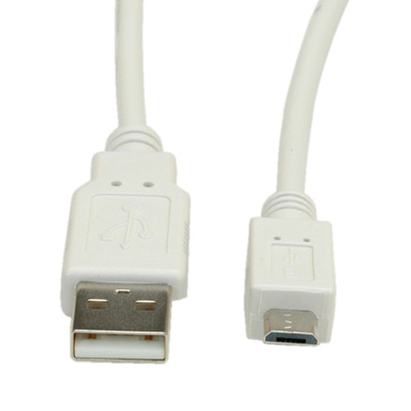 Arclyte MPA03242 0.8м USB A Micro-USB B Белый кабель USB