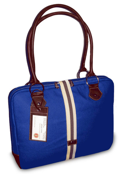 Mango Tango Portfolio Laptop Bag 15.4Zoll Kosmetiktasche Blau
