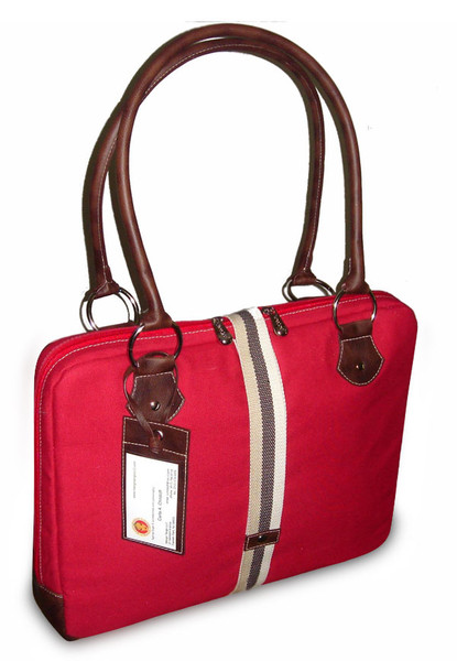 Mango Tango Portfolio Laptop Bag 15.4Zoll Kosmetiktasche Rot