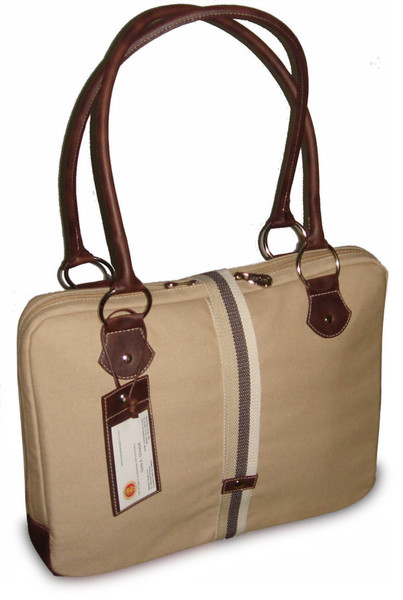 Mango Tango Portfolio Laptop Bag 15.4Zoll Kosmetiktasche Khaki