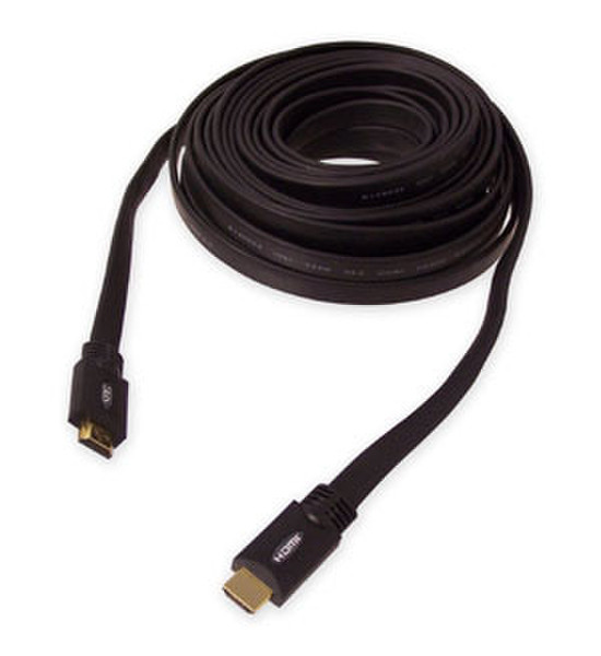 Sigma Flat HDMI Cable-10M 10м HDMI HDMI Черный HDMI кабель