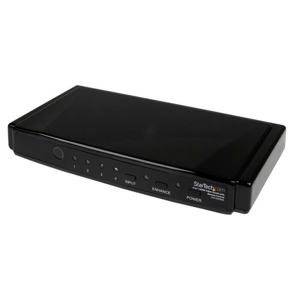 StarTech.com 4 Port HDMI Video Switch - 4 auf 1 HDMI 1080p mit Audio - bis 20m Video-Switch