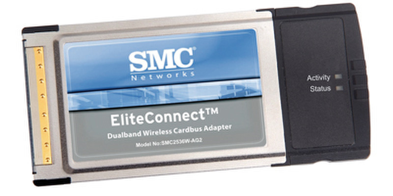 SMC SMC2536W-AG2 Cardbus Adapter 54Mbit/s networking card