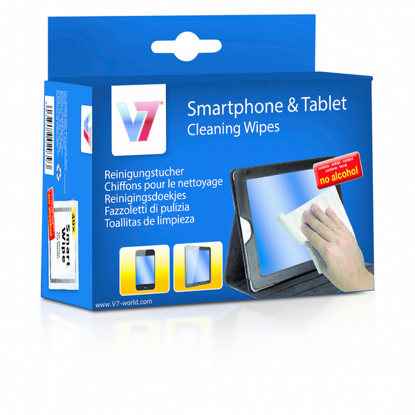 V7 Smartphone & Tablet cleaning wipes