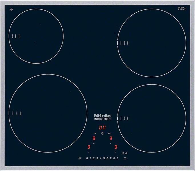 Miele KM 6314 built-in Induction Black