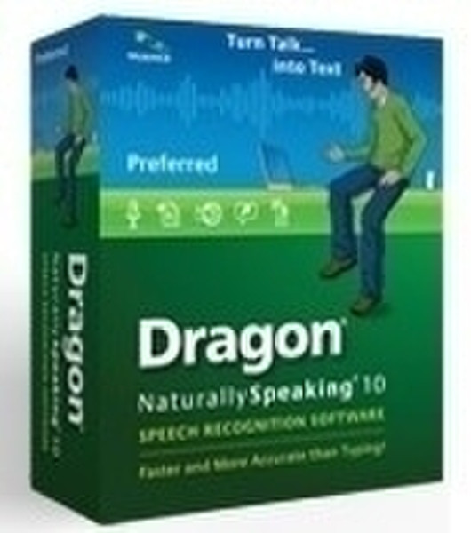 Nuance Dragon NaturallySpeaking Preferred 10.0, Upgrade FR