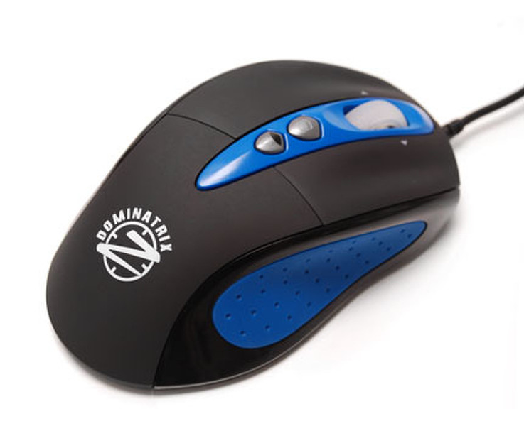 OCZ Technology Dominatrix Gaming Mouse USB Laser 2000DPI Blau Maus