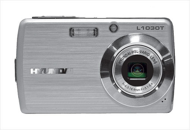 Hyundai L1030T Kompaktkamera 10MP 1/2.3Zoll CCD 3648 x 2736Pixel Silber