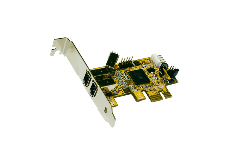 EXSYS FireWire 1394A PCI-E 2+1 Ports Schnittstellenkarte/Adapter