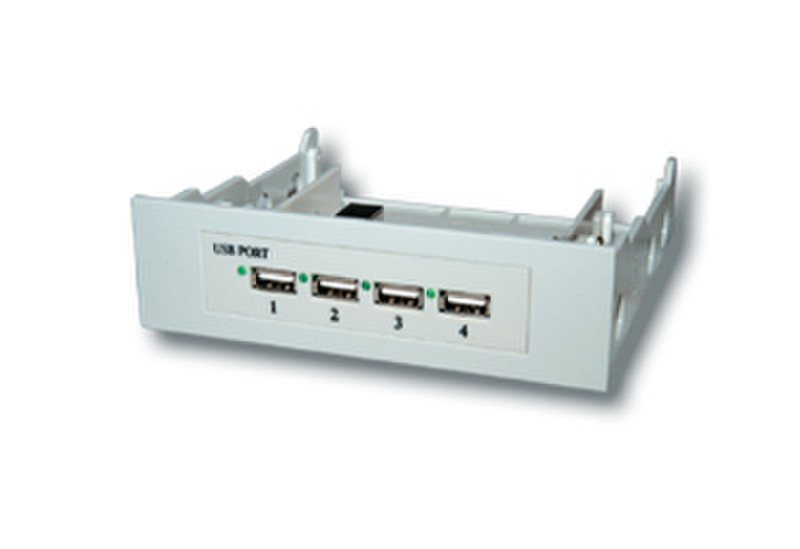 EXSYS 4-port USB 2.0 Internal Hub 480Mbit/s Weiß Schnittstellenhub