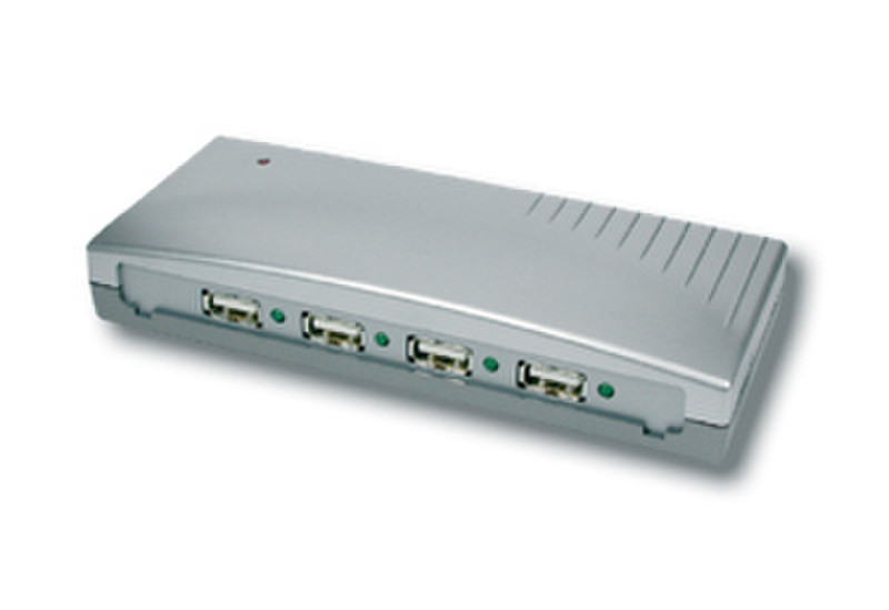 EXSYS EX-1163 480Mbit/s Silver interface hub