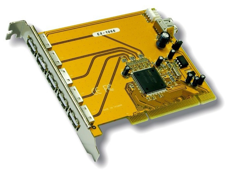 EXSYS 5+1 Port USB 2.0 PCI Card USB 2.0 Schnittstellenkarte/Adapter