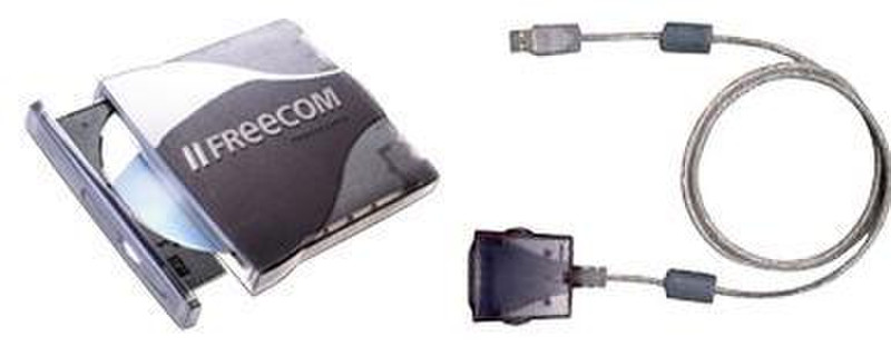 Freecom K CD-RW 10xRW24xW24xR ext +cable IEEE Optisches Laufwerk