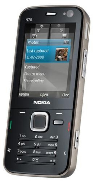 Nokia N78 Black smartphone