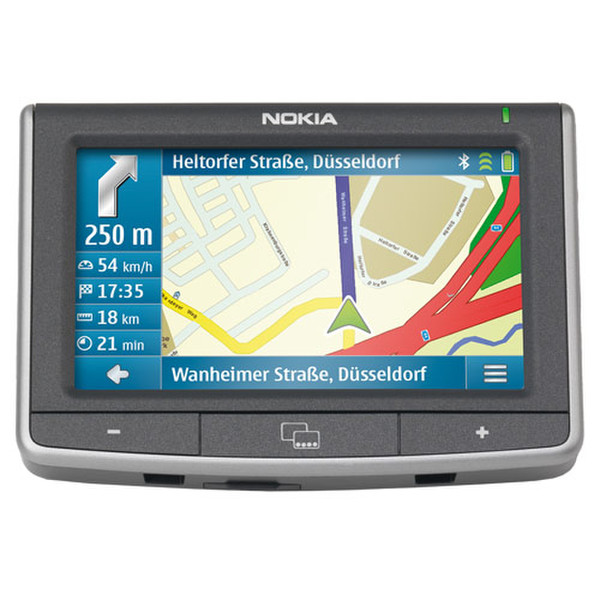 Nokia 500 Auto Navigation PlugIn einfügen Touchscreen Schwarz Navigationssystem