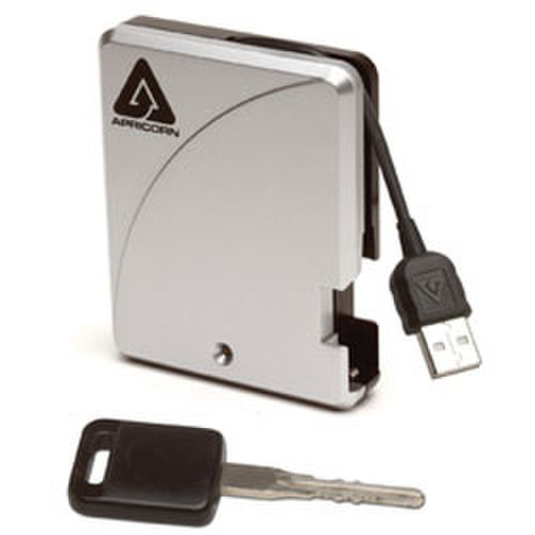 Apricorn A18-USB-160 Pocket Drive 2.0 160GB Silber Externe Festplatte