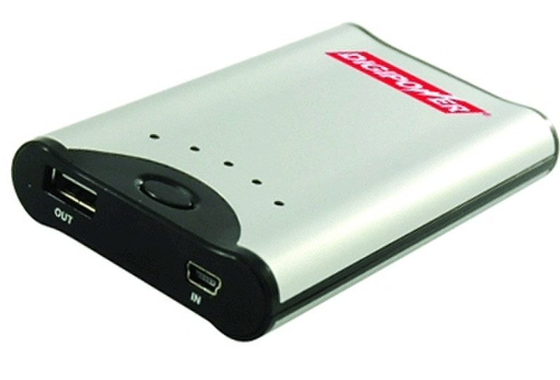 Mizco External USB Power pack Silver power adapter/inverter