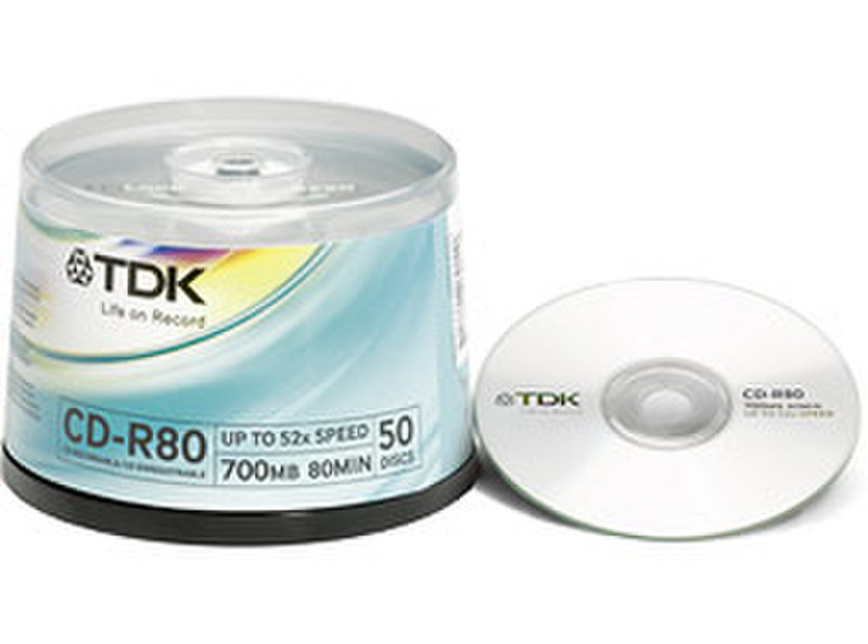 TDK CD-R80 Cakebox 50 pcs. CD-R 700MB 50pc(s)