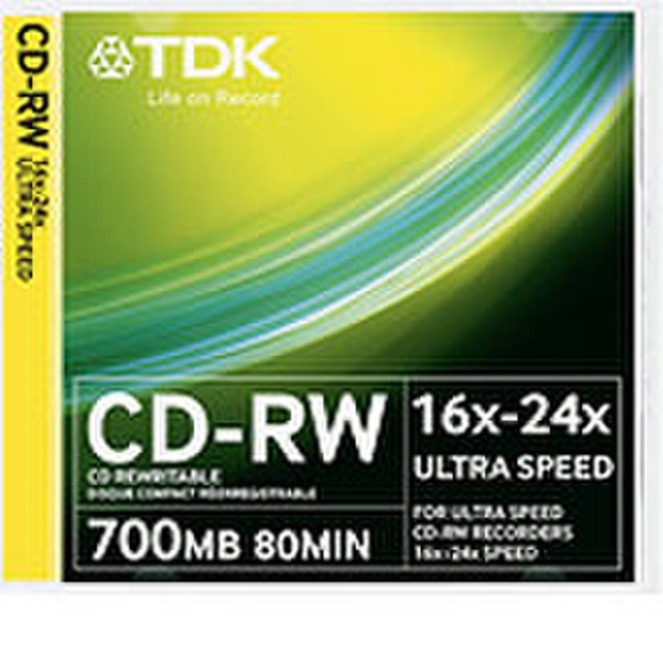 TDK CD-RW 24x CD-RW 700MB 10pc(s)
