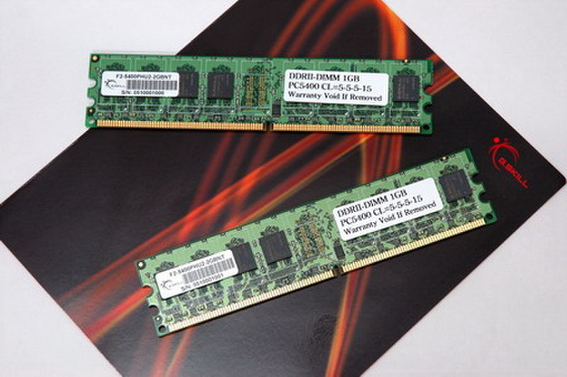 G.Skill 1GB (1024MB) DDR2 PC2 4200 1GB DDR2 533MHz memory module