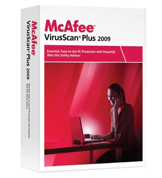McAfee VirusScan Plus 2009 3Benutzer Mehrsprachig