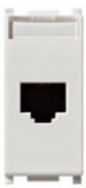 Nessos N9900334 RJ-45 White socket-outlet