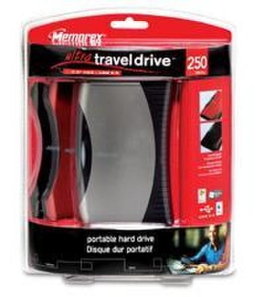 Memorex Ultra TravelDrive 250GB 2.0 250ГБ Cеребряный внешний жесткий диск