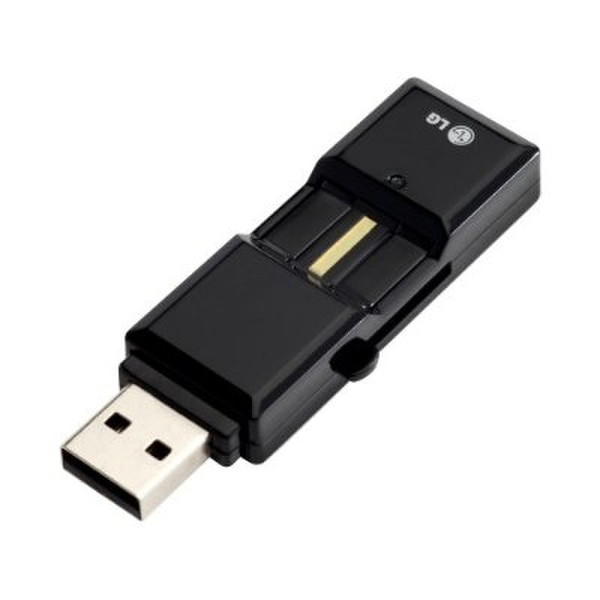 LG 8GB USB Fingerprint Flash Drive 8ГБ USB 2.0 Черный USB флеш накопитель