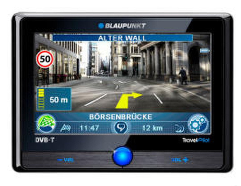 Blaupunkt TravelPilot 500 Handheld LCD Touchscreen 243g Black navigator