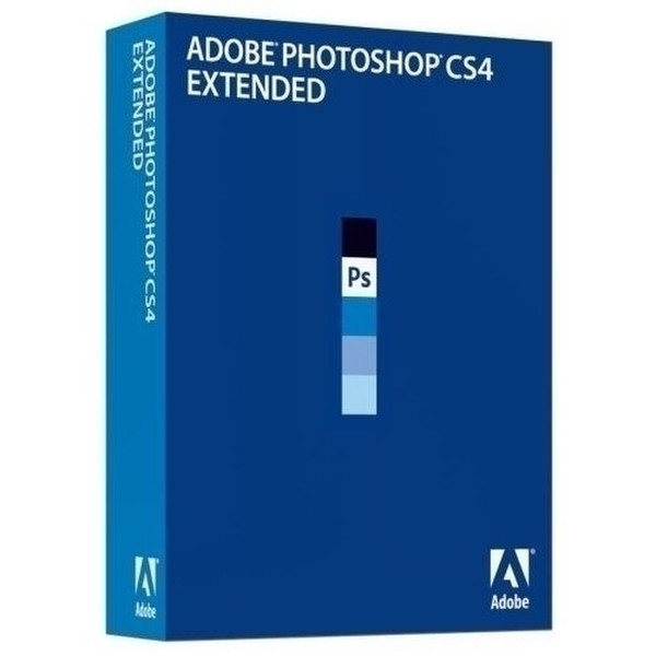 Adobe Photoshop Extended CS4 11.0, Mac, DVSET, W/dply - Clp Only, EN