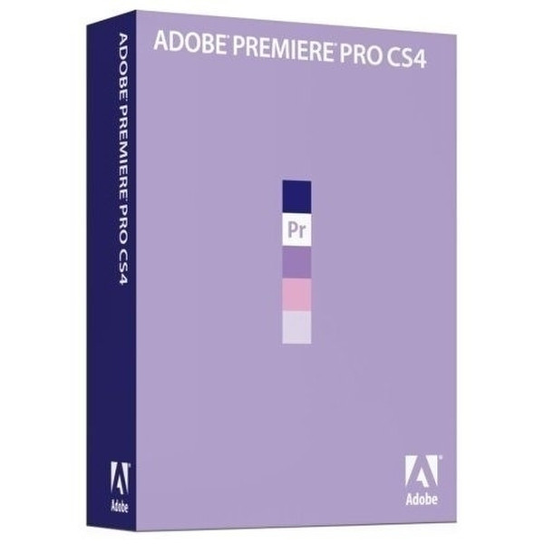 Adobe Premiere Pro CS4 4.0, Mac, W/dply - Clp Only, EN